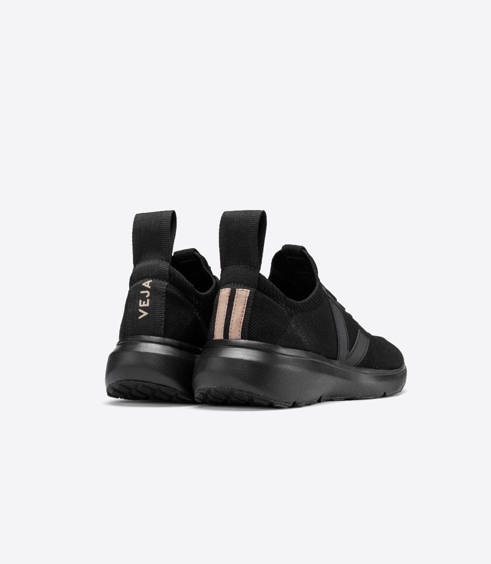 Tenis Veja Hombre - V-Knit X Rick Owens - Negros - 714HKLTWF